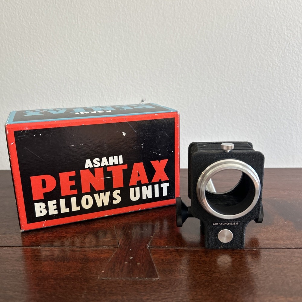Vintage ASAHI PENTAX Bellow Unit M42 Screw Fit Japan Tokyo With Original Box
